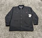 Wrangler Men's Flex Black Lined Workwear Barn Jacket 2XL 50 - 52 Relaxed Fit