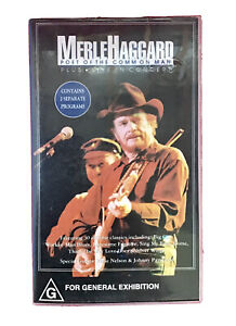 Merle Haggard VHS Vintage Retro Video Cassette