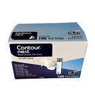 Contour Next Blood Glucose Test Strips 100 Count 7312 NEW Sealed Box Exp 7/2025