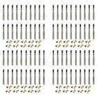 80 Pcs Lyre Harp Tuning Pin Nails with 80 Pcs Rivets Set for Lyre Harp Smaled