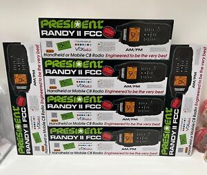 President RANDY II Handheld CB Radio now with FM FCC Approved Handheld FM NEW