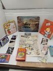 New ListingVintage Junk Drawer Lot Paper Greeting Cards Postcards Playing Cards #1