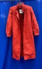 London Fog Women Red Pleated Collar Belted Trench Coat - Size 8P