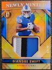 2020 Panini Gold Standard D'Andre Swift 46/49 RC Newly Mint 4 Color Chunky Patch