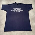Vintage 90s Funny Quote Shirt Size XXL Single Stitch My Attorney Ironic Saying