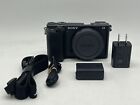 Sony ILCE-6100 A6100 Mirrorless Camera Body Only w/ Battery Used Read