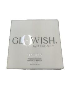 Huda Beauty Glowish Luminous Pressed Powder 05 Medium 0.35 oz Full Size NIB