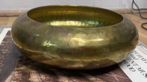 Vintage Solid Brass Bowl Made In India Hosley International VTG BS 3925