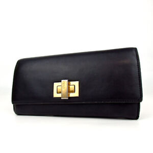 Authentic FENDI 8M0377-SFJ-179-9834 flap purse leather[Used]
