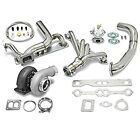 High Performance Upgrade GT45 T4 5pc Turbo Kit Chevy Small Block SBC Engine 350 (For: Chevrolet)