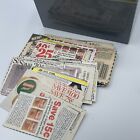 Big Lot 100s of Expired Vintage Coupons Early 1990s Era In Metal Tin