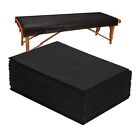 20 PCS Massage Table Sheets Sets Disposable SPA Bed Sheets Non Woven Black