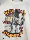 Salem Sportswear Shirt Darryl Strawberry White NWT NOS 1990 NEW York Mets 90s
