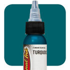 TURQUOISE Tattoo Ink - ETERNAL Bright Color 1/2, 1, 2 oz Single Bottle Authentic