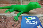 Bright Green Lizard Toymendous Life Like Squishy Stretchable Stretchy Figure Toy