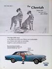 Print Ad 1968 Blue Ford Falcon Little Schoolboy Cap Short Limousine Family Car