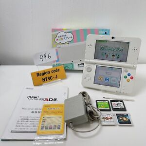 New ListingUSED Japanese ver New Nintendo 3DS White KTR-001 w/charger boxed from Japan