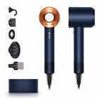 Dyson Supersonic HD07 Special Edition Hair Dryer with Brush + Comb Blue/Copper