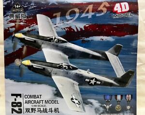 4D 1/48 North America aircraft model kit - F-82 Twin Mustang fighter model kit