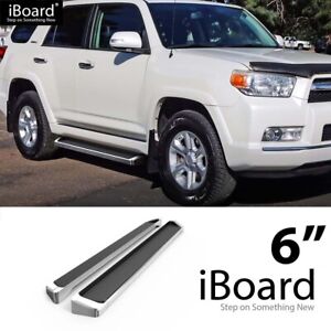 APS Running Board Step 6in Aluminum Silver Fit Toyota 4Runner Limited 10-24 (For: 2021 4Runner)
