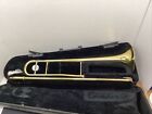 Yamaha YSL 200AD Advantage Gold Tenor Trombone with Mouthpiece and Case SERVICED