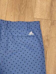Adidas Golf Shorts All Over Logo Men Size 34