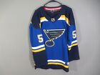 Jordan Binnington #50 St. Louis Blues Adidas Jersey Blue Size 46 Small