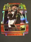 New Listing2021 Select Ja’marr Chase RC Concourse Rookie Red Yellow Prizm Die Cut SP #47