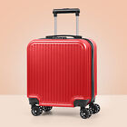 18in Under Seat Carry-On Luggage w/Spinner Wheels Hard Shell Suitcases  Red