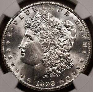 New Listing1898-O Morgan dollar, NGC MS64, superb, original white coin DavidKahnRareCoins