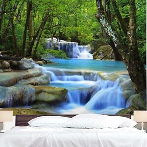 Wall Tapestry Natural Waterfall Tree Tapestry 90.6