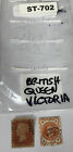 ASSORTED WORLD STAMPS: Lot of 2 Old British Queen Victoria Stamps Lot ST-702