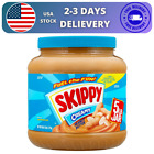 SKIPPY Creamy Peanut Butter, No Preservatives, Flavors & Colors, 5 Pound Jar