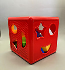 Baby Blocks Shape Sorter Toy 17 Shapes With Colorful Sorter Cube Box