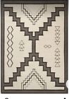 Handwoven Navajo Kilim Wool Dhurrie Rug Size 8x10 ft Southwestern Style Carpet