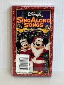 Disney’s Sing Along Songs The Twelve Days of Christmas VHS New Sealed