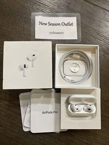 Apple AirPods Pro 2nd Gen w/MagSafe Wireless Charging Case - White *GENTLY USED*