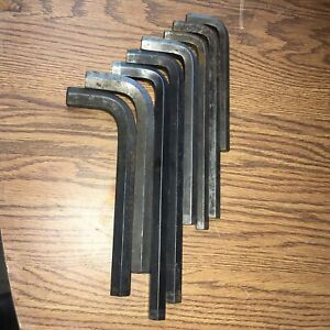 8-Allen Hex Key Wrenches KGM Large 2-3/4”-1- 7/16