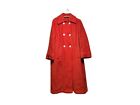 Vintage Hudson's Point Bay Blanket Overcoat Jacket Women's Size 14 Red VTG