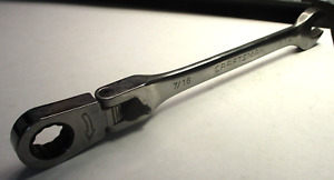 Craftsman 42472 SAE 7/16 12pt Locking Flex Combination Ratcheting Wrench USA New