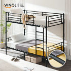 VINGLI Metal Bunk Bed Twin Over Twin for Adult,Teens,Kid Bunk Bed with Flat Step