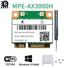 Half Mini PCIe WiFi 6 Card MPE-AX3000H Dual Band 802.11ax WiFi Bluetooth Adapter