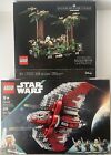 2 LEGO Star Wars Ahsoka Tano T-6 Jedi Shuttle 75362 & Endor Speeder Chase 75353