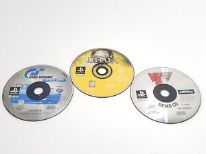 Lot of 3 PlayStation 1 PS1 Demo Discs - Gran Turismo, Legend of Legaia - Tested