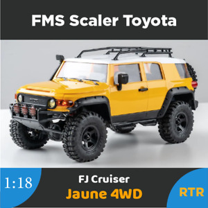 FMS Scaler Toyota FJ Cruiser Yellow 4WD 1:18 RTR