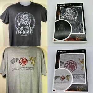 Game of Thrones T-Shirt - HBO Licensed NEW SEALED - Sizes XL, L, M T-shirt Black