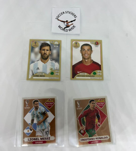 PROMO COMBO, MESSI AND CRISTIANO GOLD EDITION RUSSIA 2018, AND EXTRA 2022 BRONZE