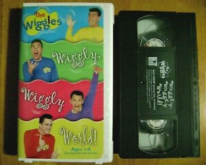 The Wiggles: Wiggly Wiggly World (VHS, 2002) Sing With Me, Lets Go, Starry Night