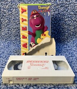 Barney Safety VHS 1995 Kids Educational Learning
