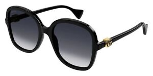 Gucci GG1178S 002 Women's Black / Grey Gradient Sunglasses